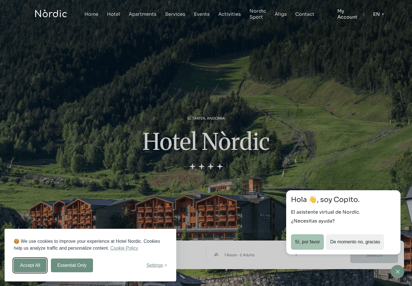 Hotel Nordic — captura del producto